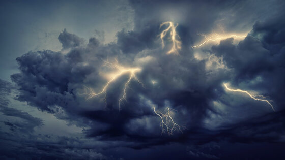 Gewitterwolken - Symbolbild