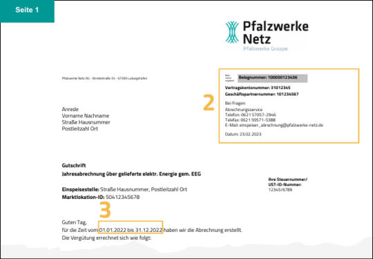 Bildausschnitt Anlagenbetreiber und Zeitraum