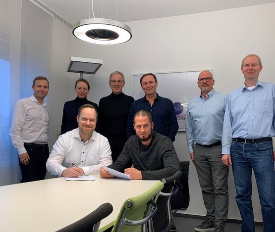 Vertragsunterzeichnung ETM Consult GmbH und Pfalzwerke Netz AG | © PWN