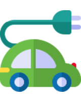 E-Mobilitaet E-Auto Icon