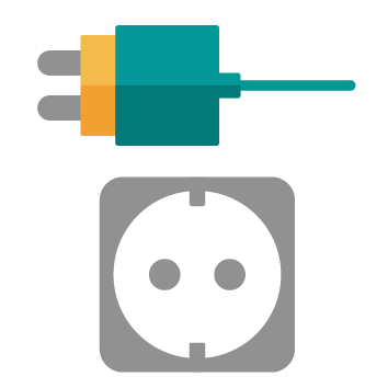 Netzanschluss EU Icon