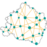 Icon Netzgebiet | © pwn Landkarte mit Standorten | © pwn