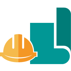Helm und einen Bauplan