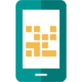 Smartphone auf dem ein QR-Code zu sehen ist