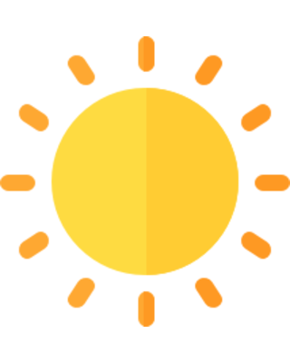 Icon Sonne Sonne mit Sonnenstrahlen